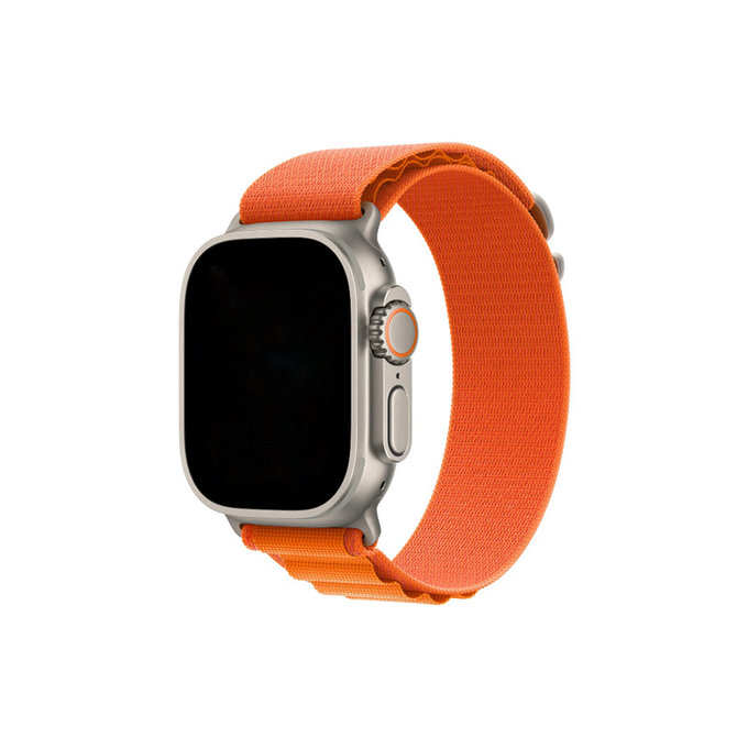 FixPremium - Řemínek Alpine Loop pro Apple Watch (38, 40 a 41mm), oranžová