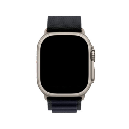 FixPremium - Řemínek Alpine Loop pro Apple Watch (42, 44, 45 a 49mm), černá