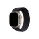 FixPremium - Řemínek Alpine Loop pro Apple Watch (42, 44, 45 a 49mm), černá