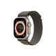 FixPremium - Řemínek Alpine Loop pro Apple Watch (42, 44, 45 a 49mm), zelená