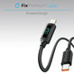 FixPremium - USB-C / USB-C Kabel s Fukncií Power Delivery (1m), černá