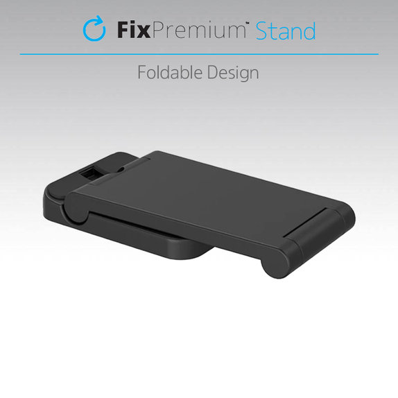 FixPremium - Skladací 3v1 Stojan pro iPhone, Apple Watch a AirPods, černá