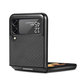 FixPremium - Pouzdro Carbon pro Samsung Galaxy Z Flip 4, hnědá