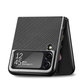 FixPremium - Pouzdro Carbon pro Samsung Galaxy Z Flip 4, hnědá