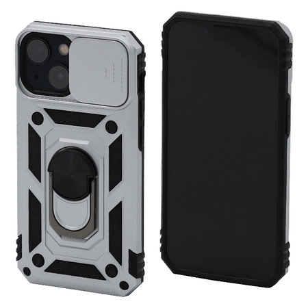 FixPremium - Pouzdro CamShield pro iPhone 13 mini, bílá