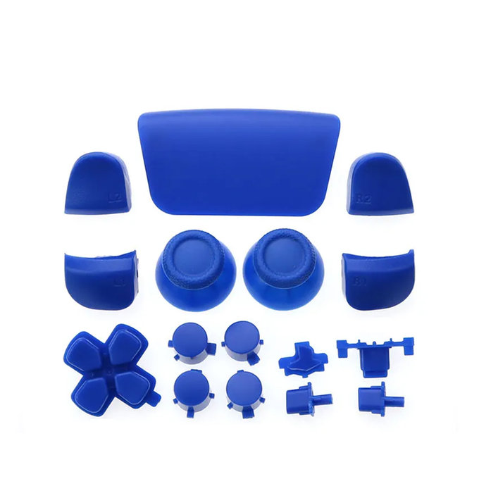 FixPremium - Dekorativní prvky pro PS5 DualSense, modrá