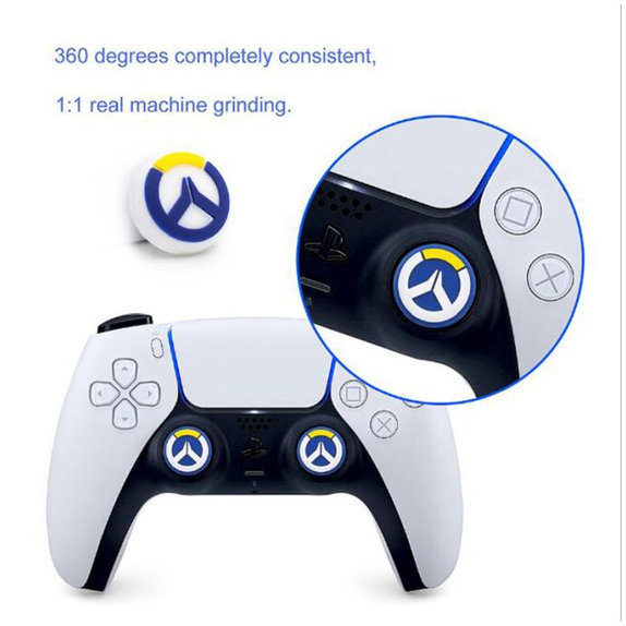 FixPremium - PS4/PS5 Skull Controller Grip Caps - Set 2ks