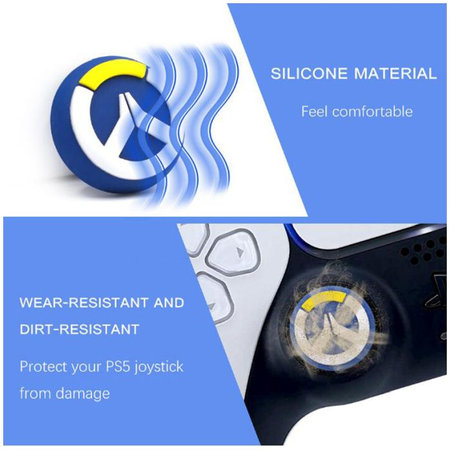 FixPremium - PS4/PS5 Overwatch Controller Grip Caps - Set 2ks