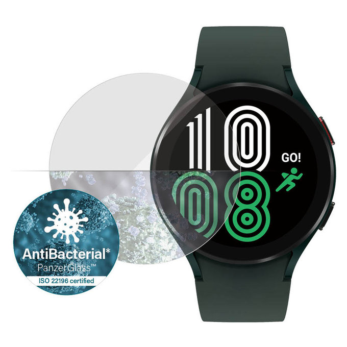 Tvrzené sklo Flat Glass AB pro Samsung Galaxy Watch4 44 mm, Čirá, PanzerGlass