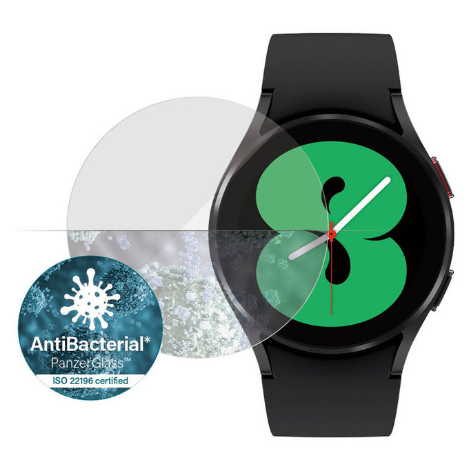 Tvrzené sklo Flat Glass AB pro Samsung Galaxy Watch 4 40 mm, Čirá, PanzerGlass