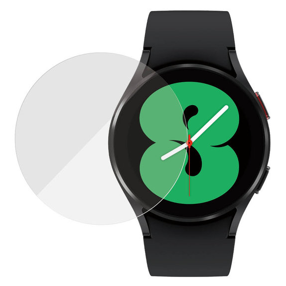Tvrzené sklo Flat Glass AB pro Samsung Galaxy Watch 4 40 mm, Čirá, PanzerGlass