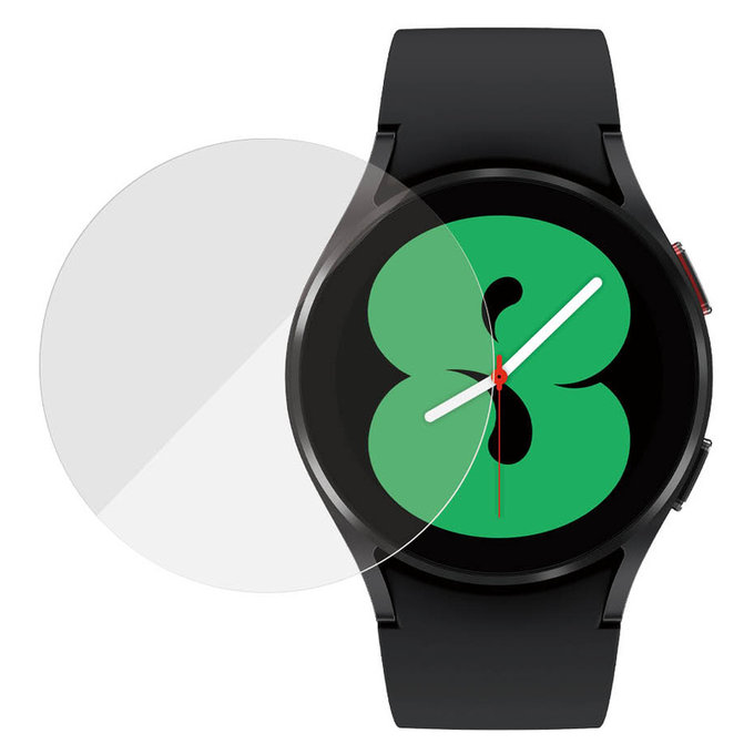 Tvrzené sklo Flat Glass AB pro Samsung Galaxy Watch 4 40 mm, Čirá, PanzerGlass