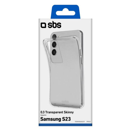 SBS - Pouzdro Skinny pro Samsung Galaxy S23, transparentná