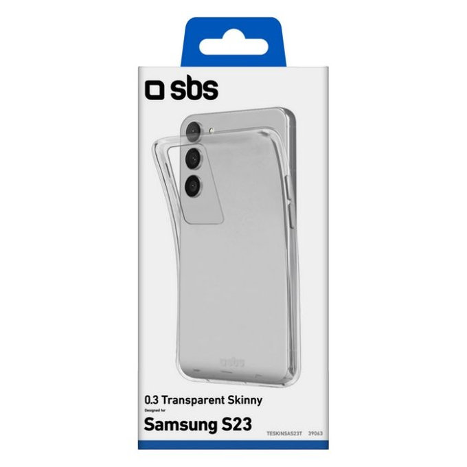SBS - Pouzdro Skinny pro Samsung Galaxy S23, transparentná