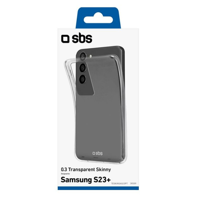 SBS - Pouzdro Skinny pro Samsung Galaxy S23+, transparentná