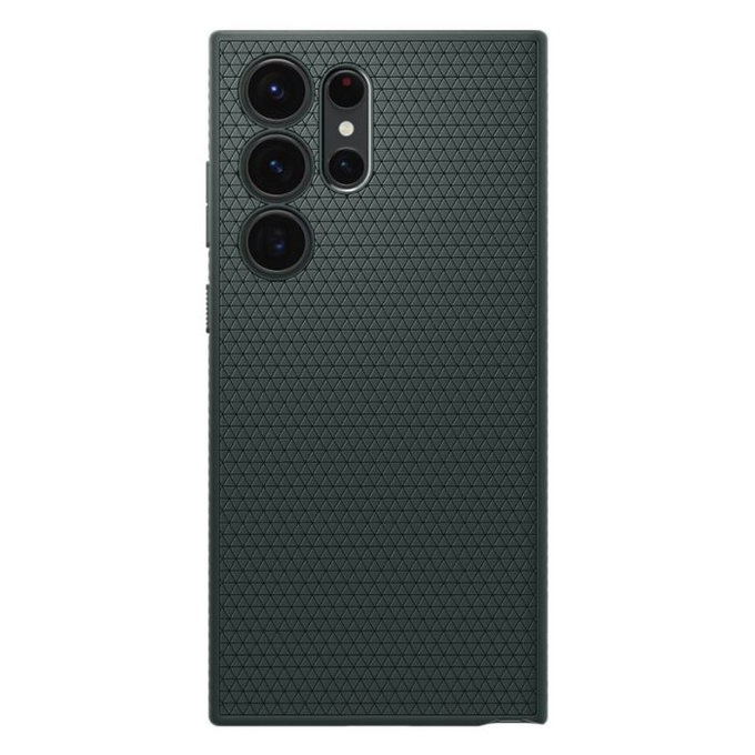 Spigen - Pouzdro Liquid Air pro Samsung Galaxy S23 Ultra, abyss green