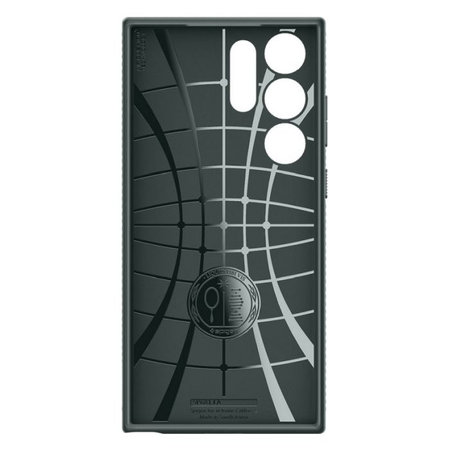 Spigen - Pouzdro Liquid Air pro Samsung Galaxy S23 Ultra, abyss green
