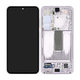 Samsung Galaxy S23 S911B - LCD Displej + Dotykové Sklo + Rám (Lavender) - GH82-30481D, GH82-30480D Genuine Service Pack