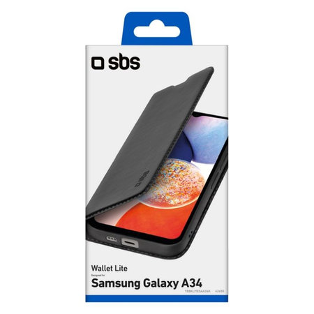 SBS - Pouzdro Book Wallet Lite pro Samsung Galaxy A34 5G, černá