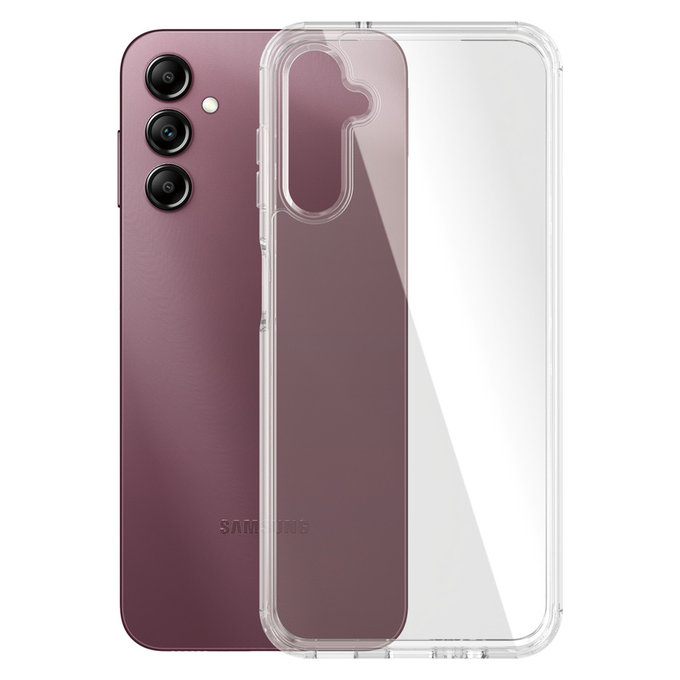 Pouzdro HardCase AB pro Samsung Galaxy A14/A14 5G, Transparentní, PanzerGlass