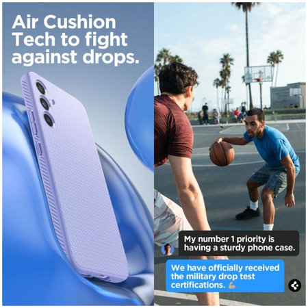 Spigen - Pouzdro Liquid Air pro Samsung Galaxy A34 5G, awesome violet