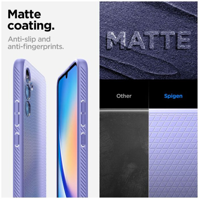 Spigen - Pouzdro Liquid Air pro Samsung Galaxy A34 5G, awesome violet