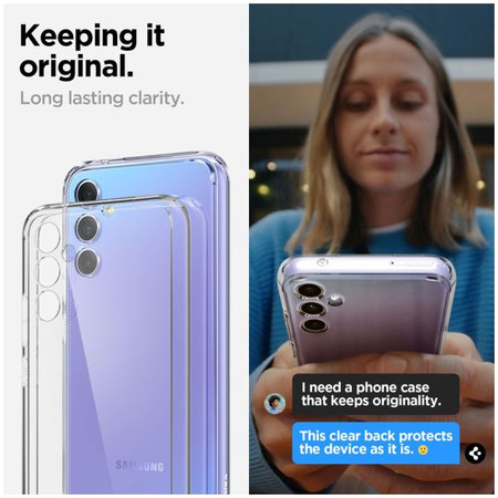 Spigen - Pouzdro Ultra Hybrid pro Samsung Galaxy A34 5G, crystal clear