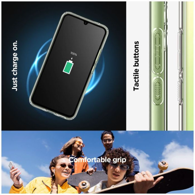 Spigen - Pouzdro Ultra Hybrid pro Samsung Galaxy A34 5G, crystal clear