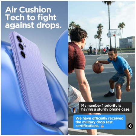 Spigen - Pouzdro Liquid Air pro Samsung Galaxy A54 5G, awesome violet