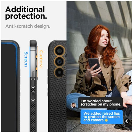 Spigen - Pouzdro Liquid Air pro Samsung Galaxy A54 5G, matte black