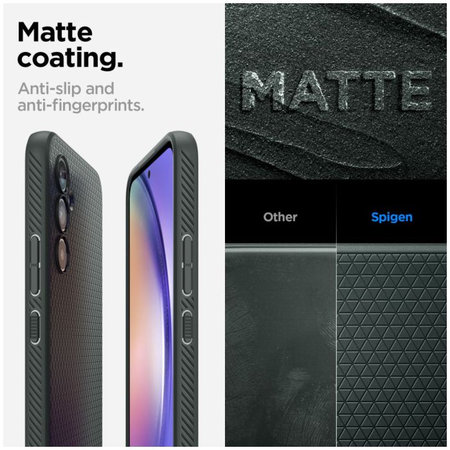 Spigen - Pouzdro Liquid Air pro Samsung Galaxy A54 5G, abyss green