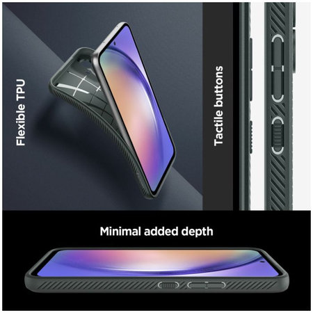 Spigen - Pouzdro Liquid Air pro Samsung Galaxy A54 5G, abyss green