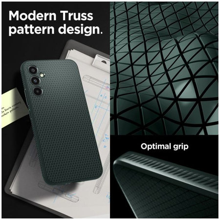 Spigen - Pouzdro Liquid Air pro Samsung Galaxy A34 5G, abyss green