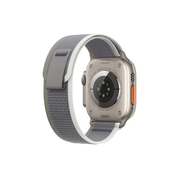 FixPremium - Řemínek Trail Loop pro Apple Watch (42, 44, 45 a 49mm), šedá