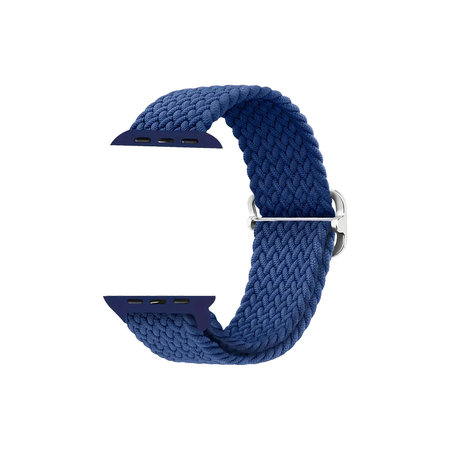 FixPremium - Řemínek Solo Loop pro Apple Watch (42, 44, 45 a 49mm), dark blue