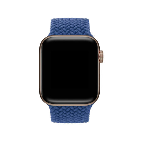 FixPremium - Řemínek Solo Loop pro Apple Watch (42, 44, 45 a 49mm), dark blue