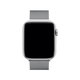 FixPremium - Řemínek Milanese Loop pro Apple Watch (42, 44, 45 a 49mm), stříbrná