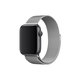 FixPremium - Řemínek Milanese Loop pro Apple Watch (38, 40 a 41mm), stříbrná