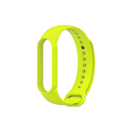 FixPremium - Silikonový Řemínek pro Xiaomi Mi Band (5/6/7/7 NFC), žlutá