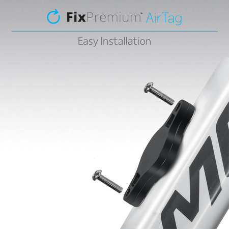 FixPremium - Držák pro Apple AirTag na Kolo, černá