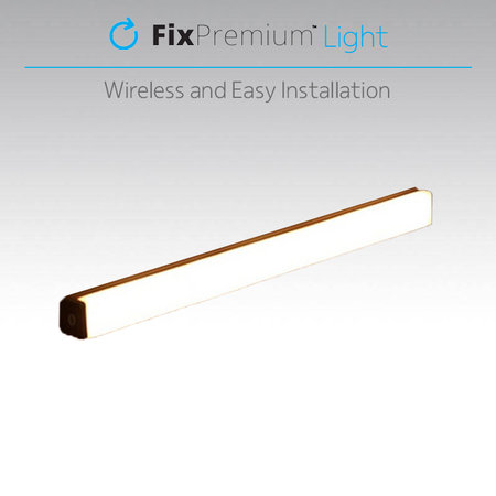 FixPremium - LED Noční Světlo s Pohybovým Senzorem (teplá žlutá), (0.2m), bílá