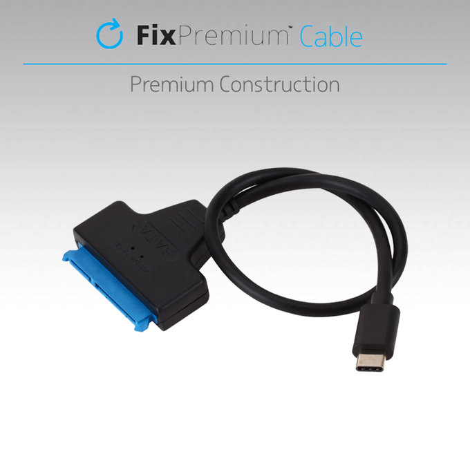 FixPremium - Kabel - USB / SATA 2.5", černá