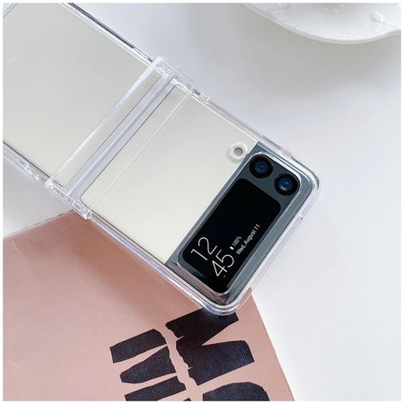 FixPremium - Silikonové Pouzdro pro Samsung Galaxy Z Flip 4, transparentná