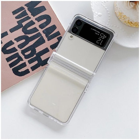 FixPremium - Silikonové Pouzdro pro Samsung Galaxy Z Flip 4, transparentná