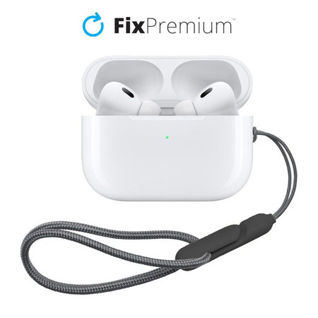 FixPremium - Popruh pro AirPods Pro 2, černá