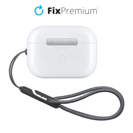 FixPremium - Popruh pro AirPods Pro 2, černá