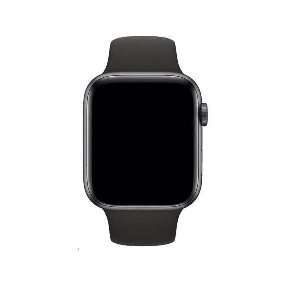 FixPremium - Silikonový Řemínek pro Apple Watch (38, 40 a 41mm), černá