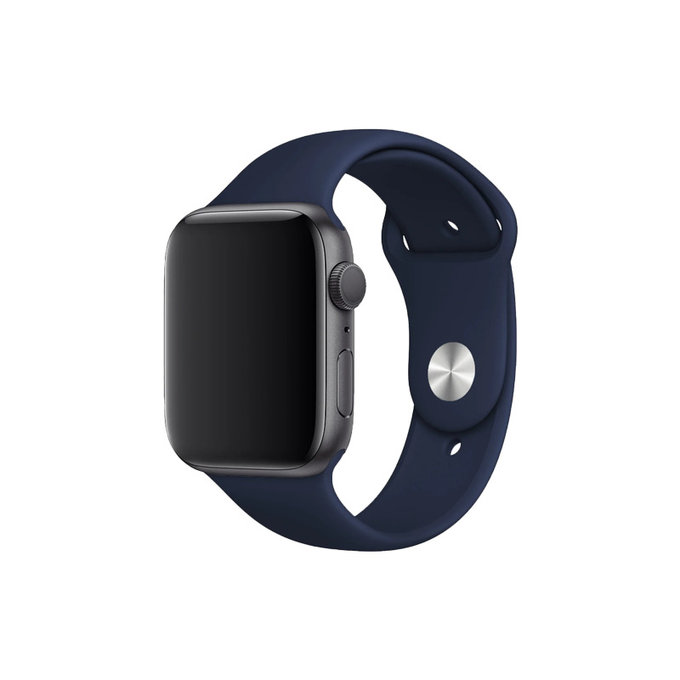 FixPremium - Silikonový Řemínek pro Apple Watch (38, 40 a 41mm), modrá