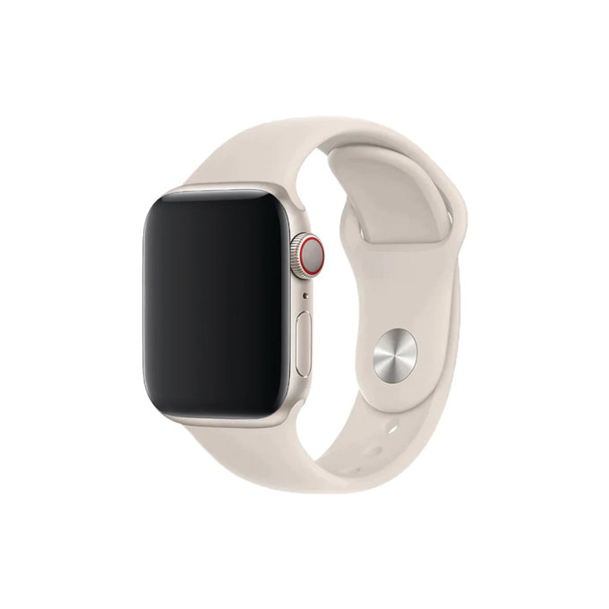 FixPremium - Silikonový Řemínek pro Apple Watch (42, 44, 45 a 49mm), zlatá