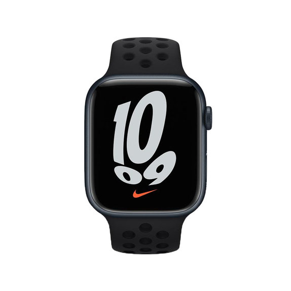 FixPremium - Silikonový Sportovní Řemínek pro Apple Watch (42, 44, 45 a 49mm), černá
